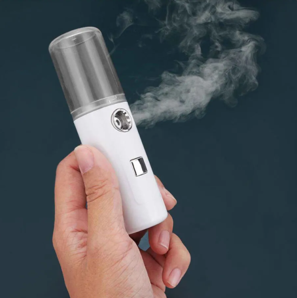 Портативный USB увлажнитель для лица со светодиодной подсветкой Этретта / карманный увлажнитель